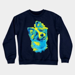 Cool Colored Fluff Pupp Crewneck Sweatshirt